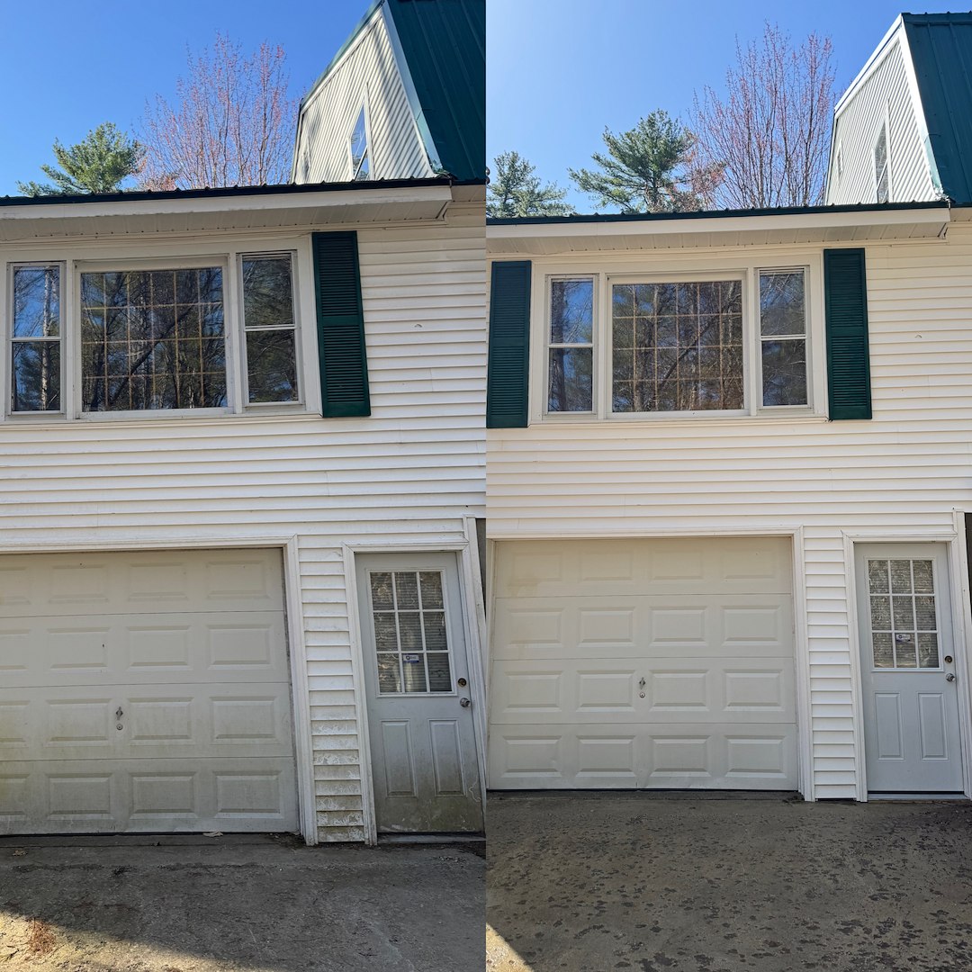 Exterior Brightening Through House Washing in Alton, NH