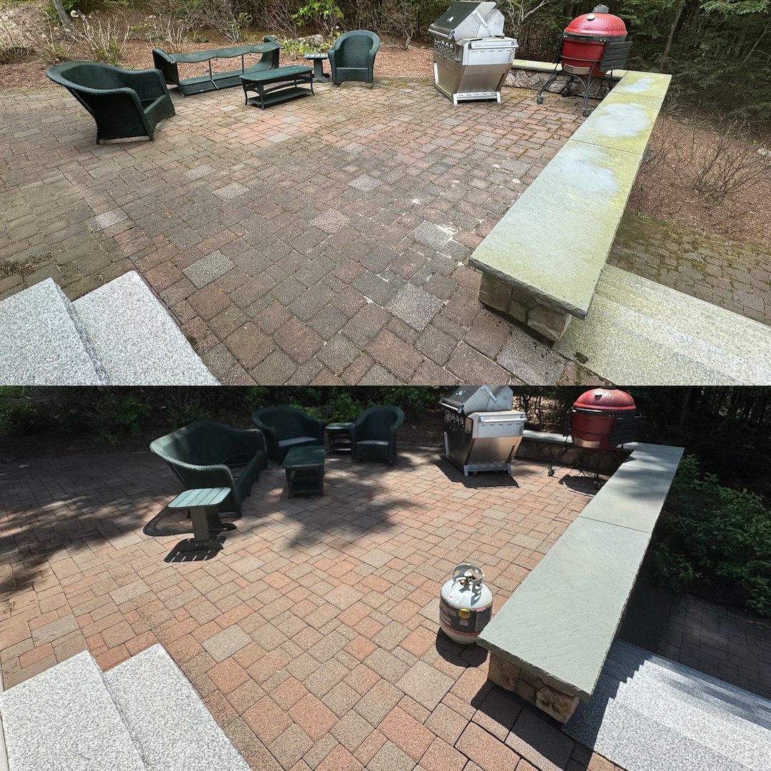 Paver Patio Cleaning Restores Outdoor Entertainment Space in Alton, NH