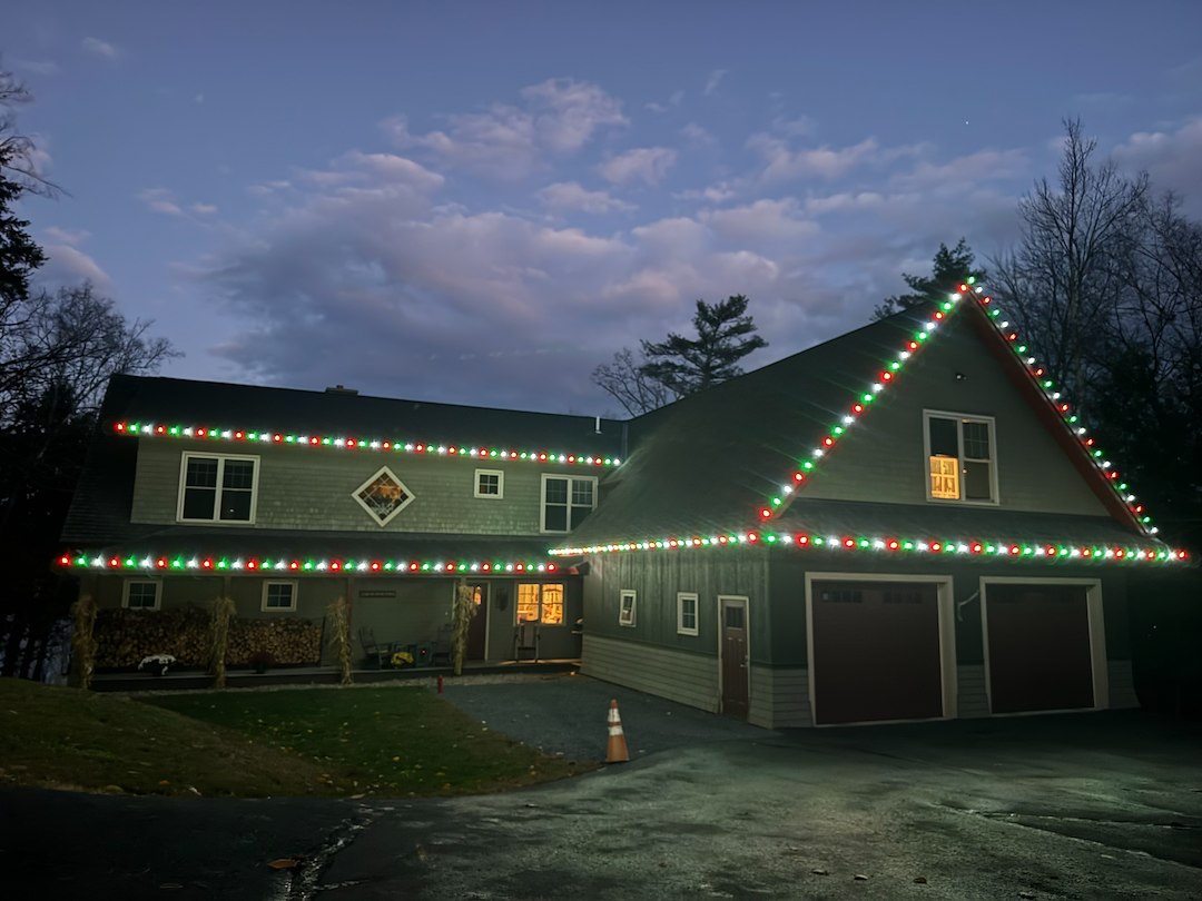 Professional Christmas Light Installation in Moultonborough, NH | Holiday Lighting Experts