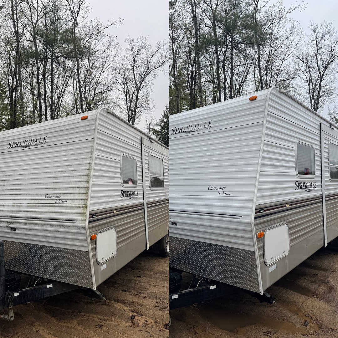 Residential Pressure Washing in Ossipee, NH, Camper and RV Wash (1)