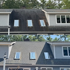 Safely-Cleaning-Around-Skylights-Dormers-Roof-Washing-in-Wolfeboro-NH 0